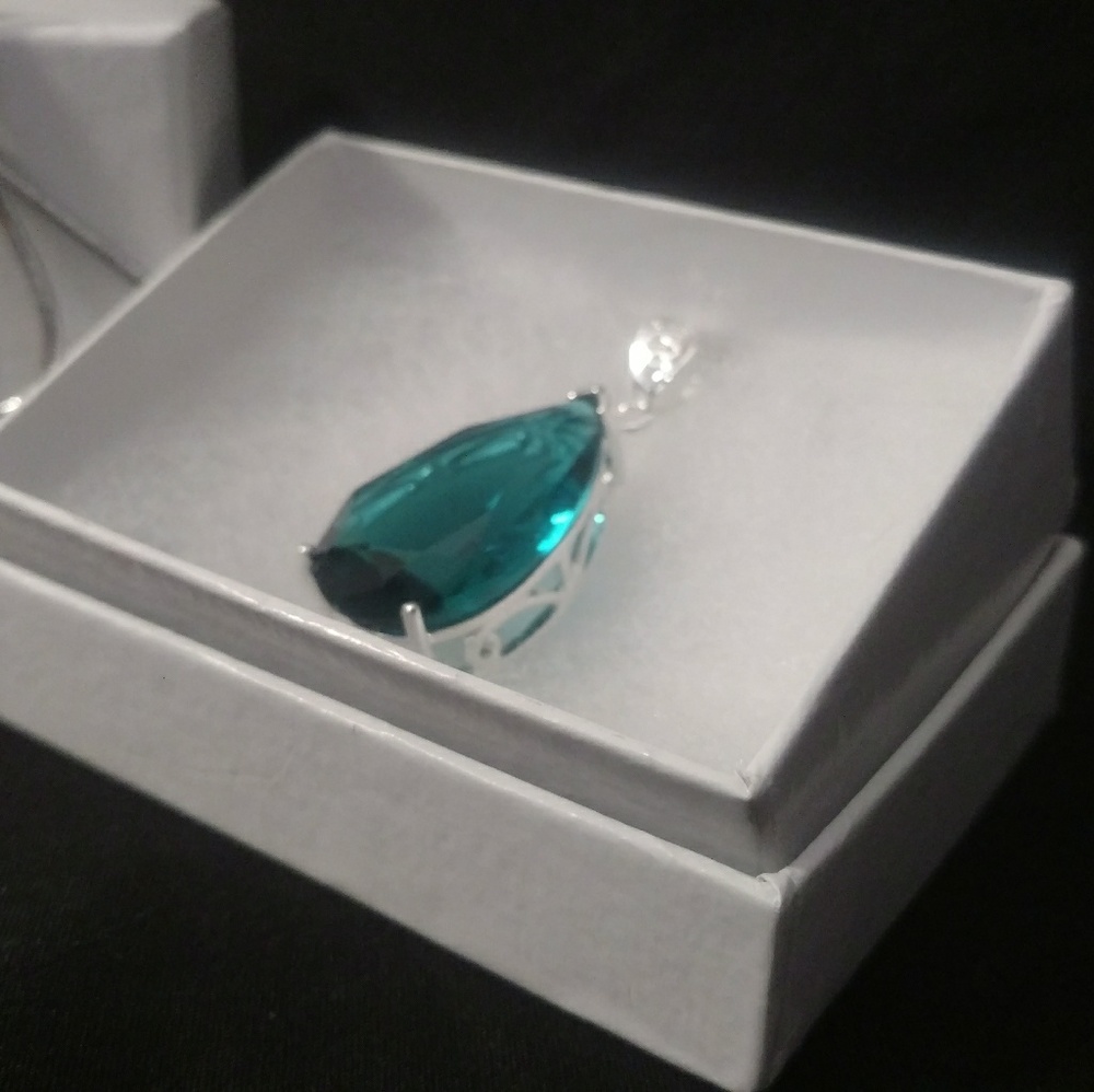 Sterling Silver Tourmaline Necklace